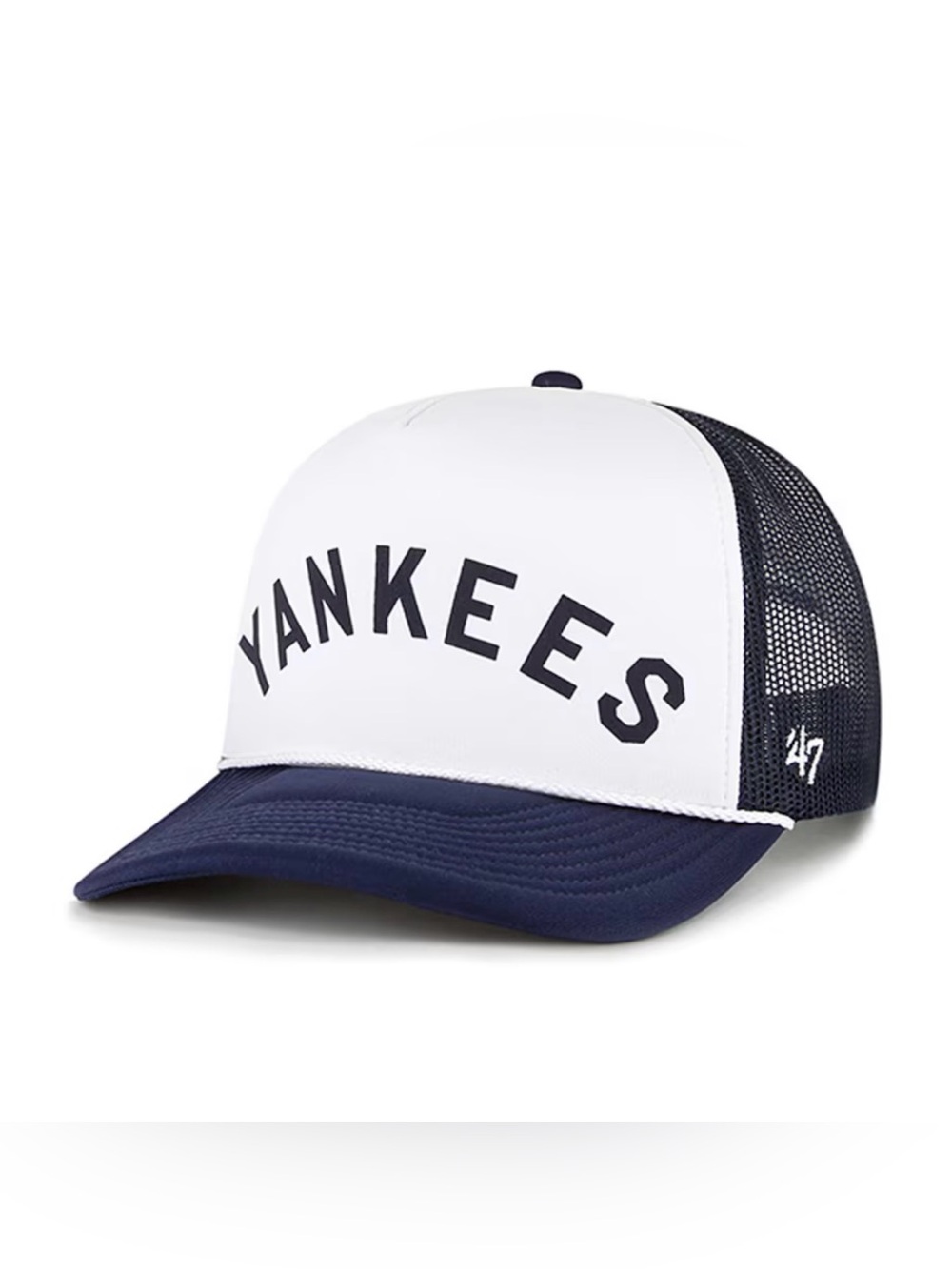 '47 Brand New York Yankees Foam Front Script Trucker Snapback Hat